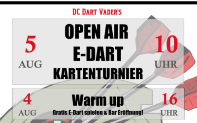 Drittes Open Air E-Dart Kartenturnier